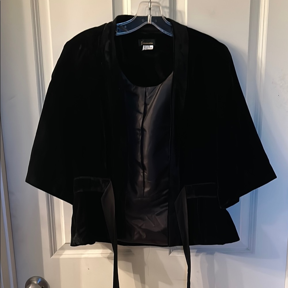Elegant Black Velvet Jacket